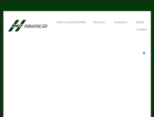 Tablet Screenshot of hallindustrial.com